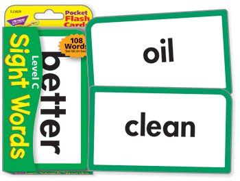 Sight Words Level C Pocket Flash Cards Reviews