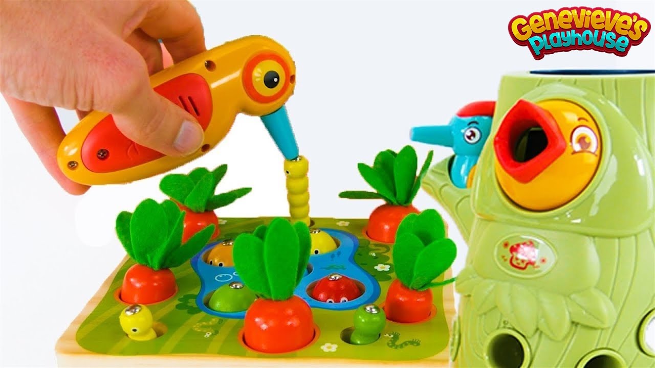 Best Toy Learning Video for Toddlers and Kids – Learn Colors and Counting in the Garden!