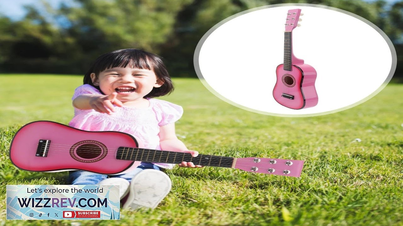 23 Inch Kids Educational Toys Beginner Music Instrument 6-String Guitar Kids Toy Review